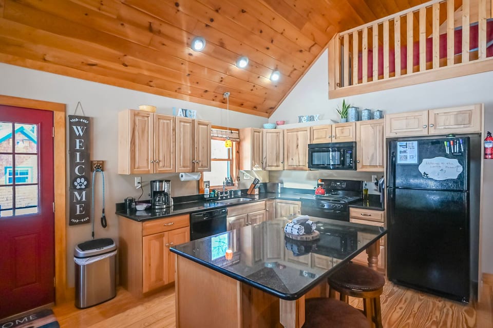 Large open kitchen with everything you need!