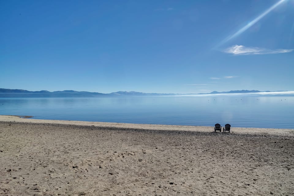 Tahoe Vista Vacation Rental | 1BR | 1.5BA | 265 Sq Ft | Steps to Enter