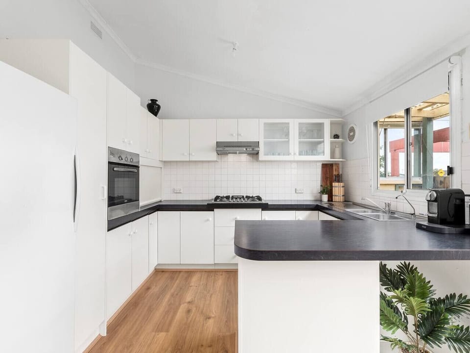 Well appointed kitchen with coffee machine included