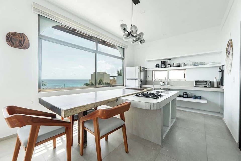 Dining area with seating