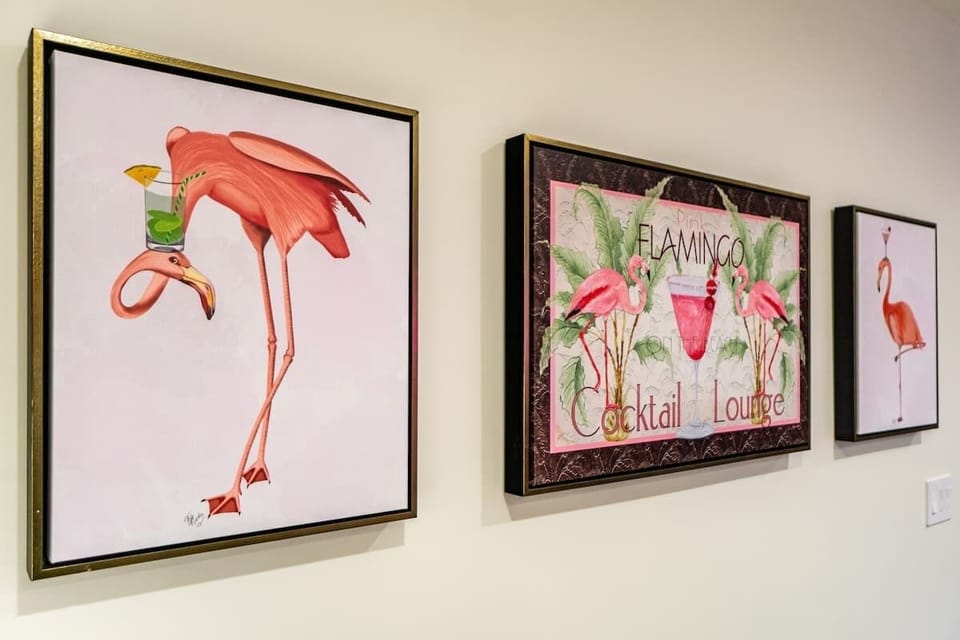 Pink Flamingo palace. :)