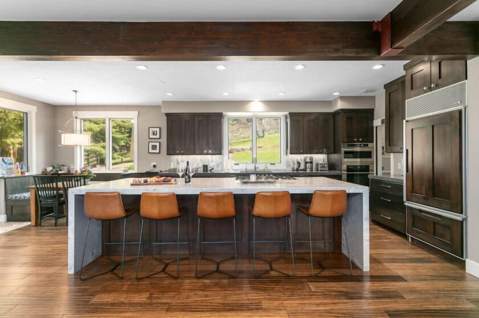 Indoors, Kitchen, Kitchen Island, Hardwood, Floor