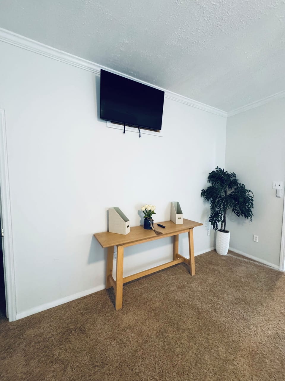 Smart TV in the master bedroom