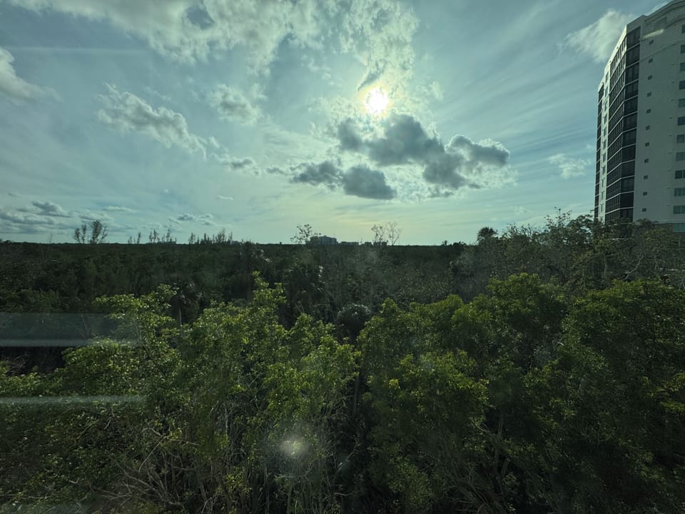 View from master bedroom