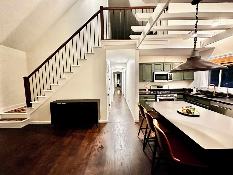 Kitchen/Dining into Hallway