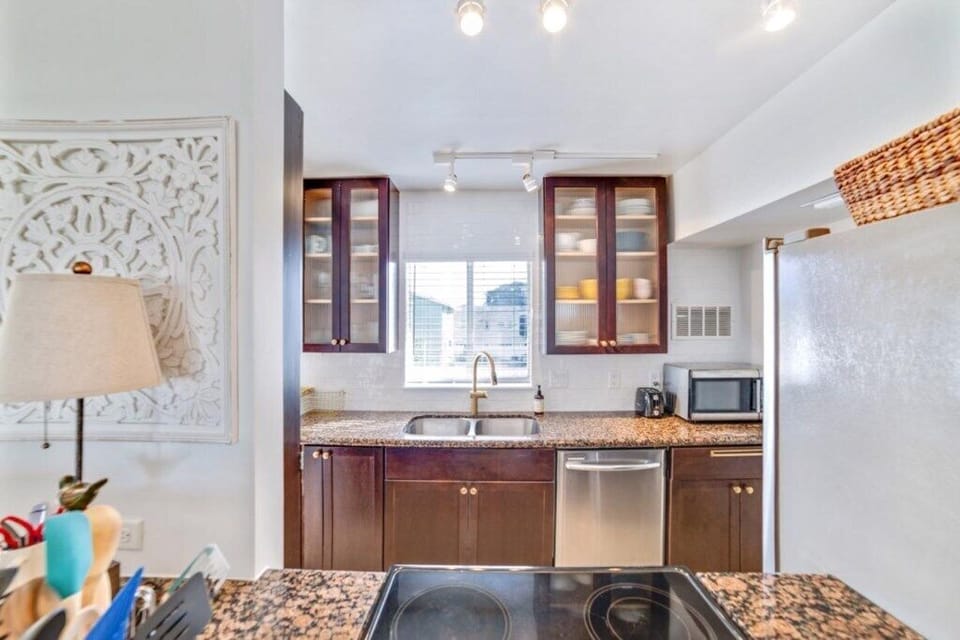 This angle showcases the chef-friendly layout and modern finishes, making meal prep a pleasure.