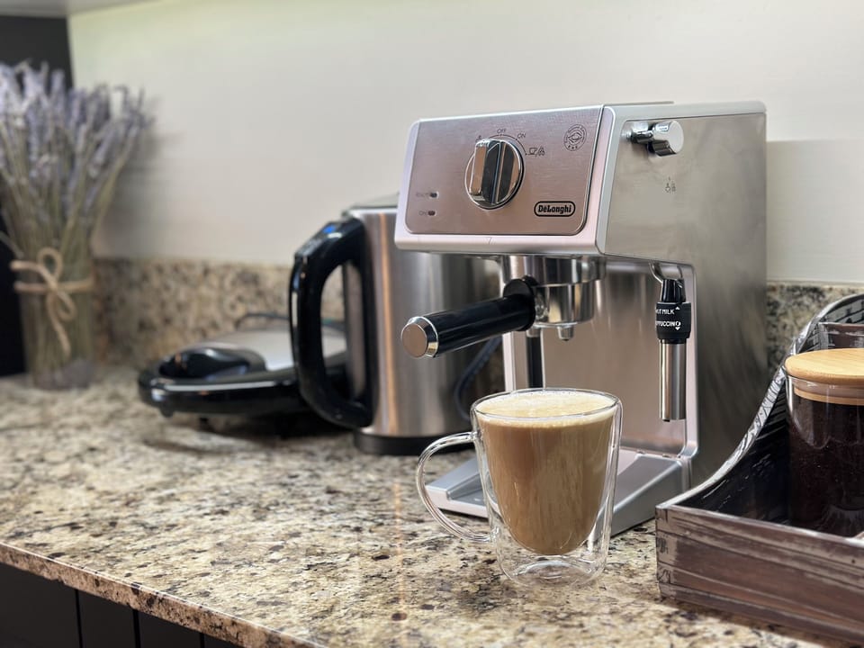 Enjoying coffee in the morning 