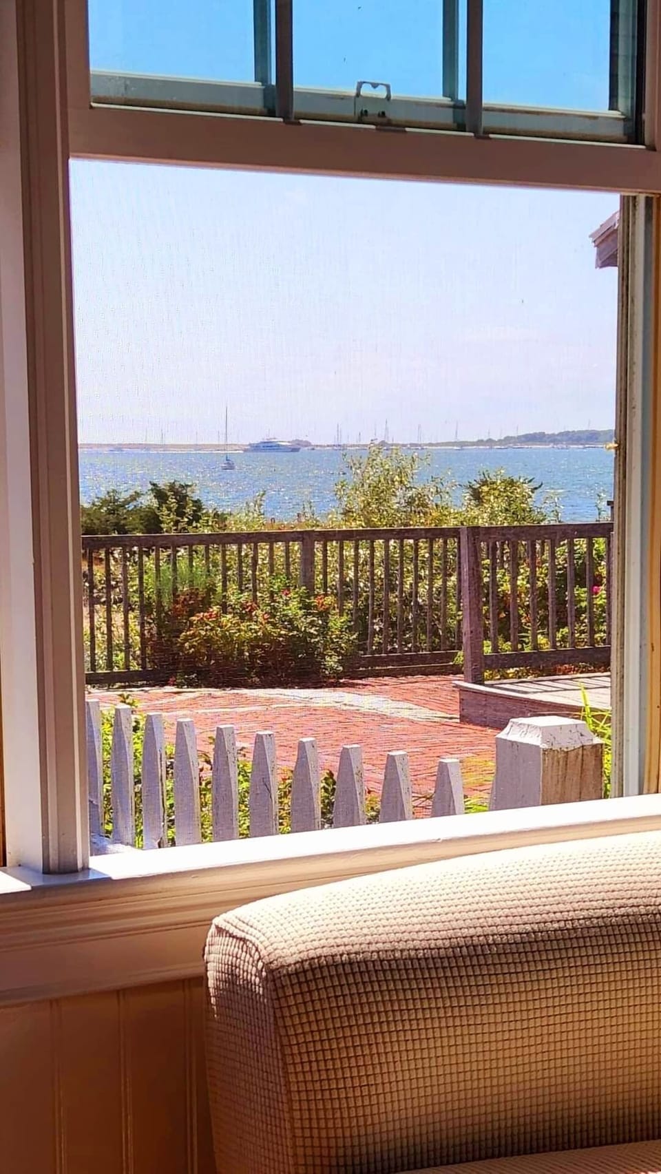 Here is your ocean view as you relax in the living room.
