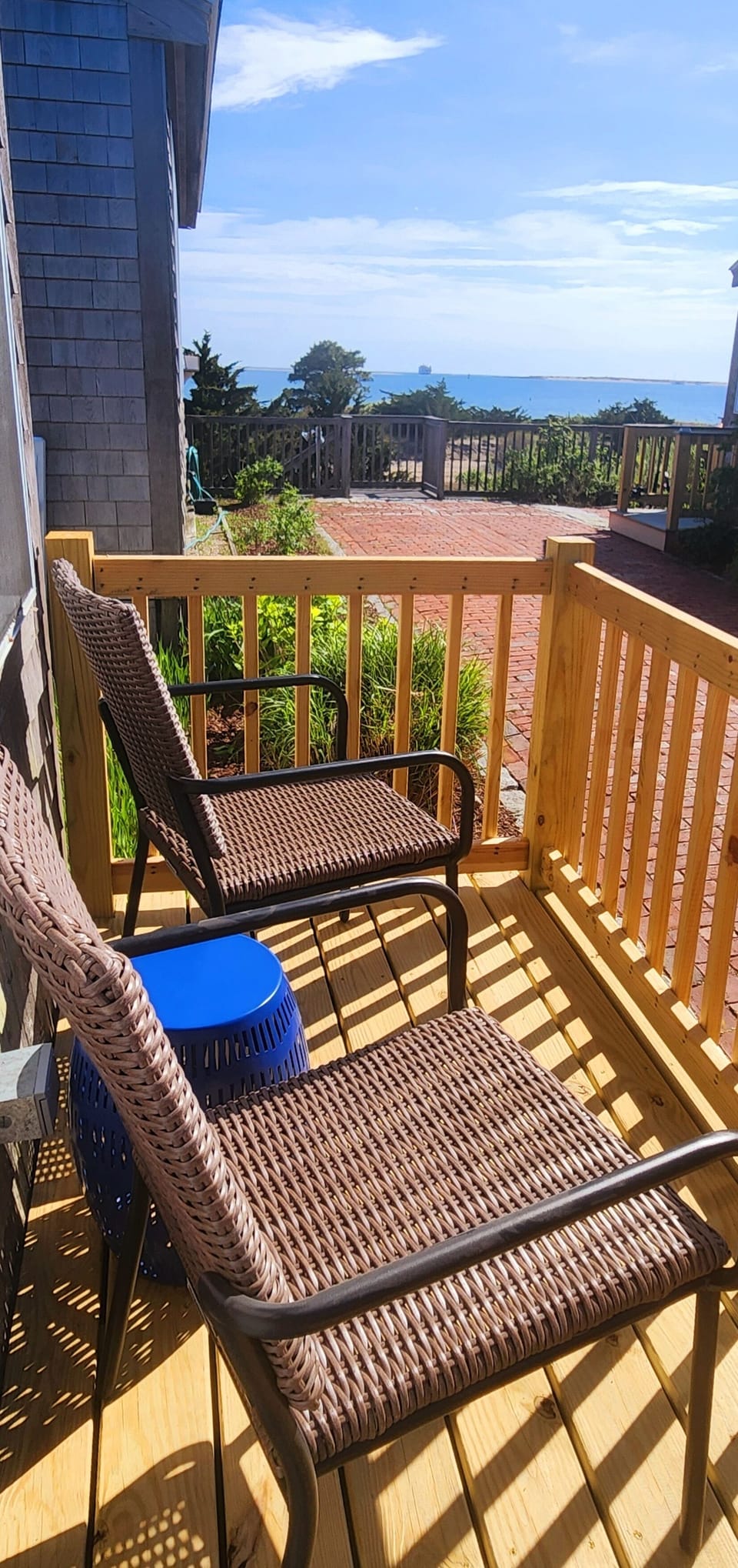 On our newly added deck, you can enjoy an amazing ocean view!


