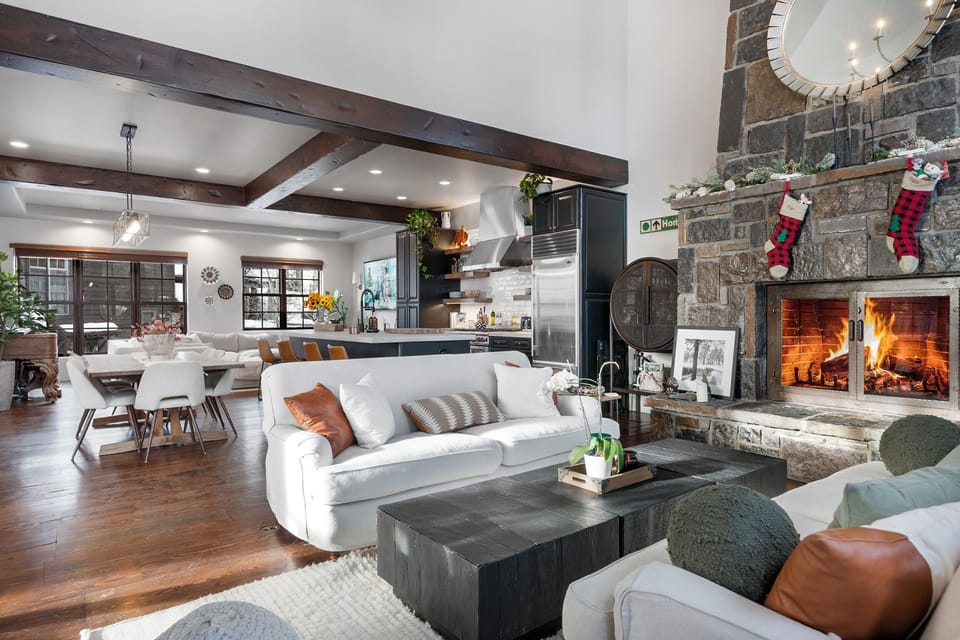 Living Room Accessible From the Kitchen | Main Level