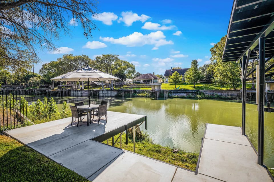 Bask in the sun and take in those river views.