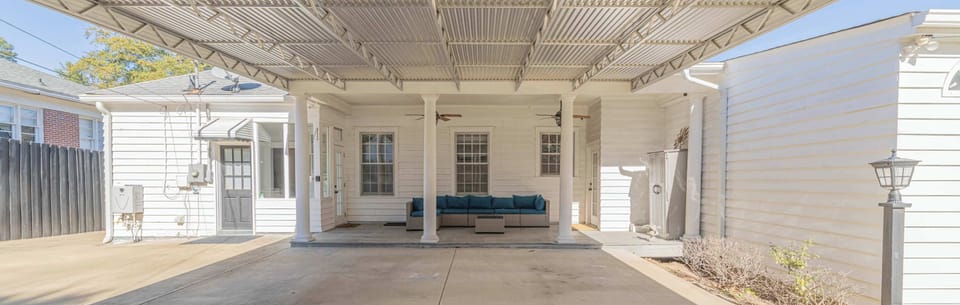 Private back entrance and garage—convenience and comfort from the moment you arrive.