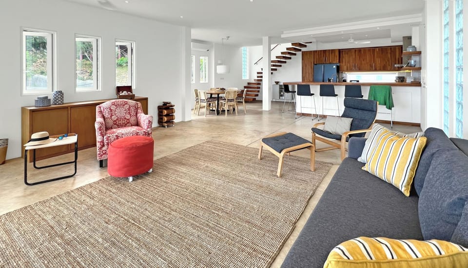 Spacious living room on the living floor level