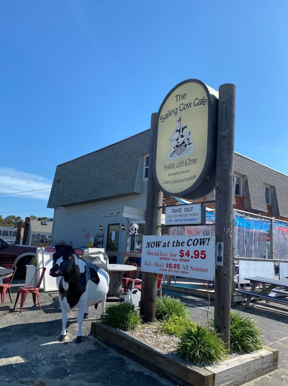 Next door to The Sailing Cow Cafe!
