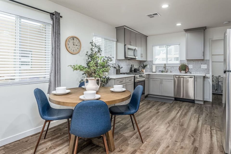 Open-concept kitchen and dining space for comfort and style.