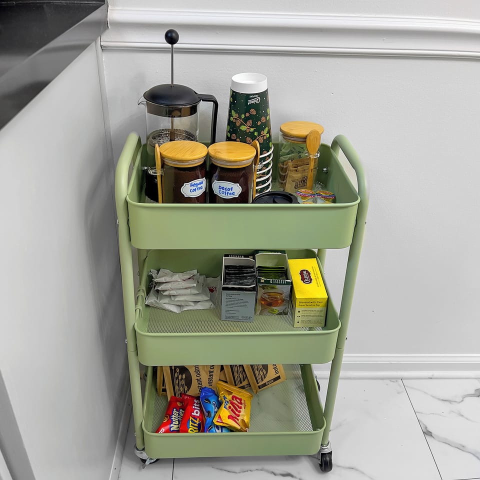 Coffee Bar in the kitchen