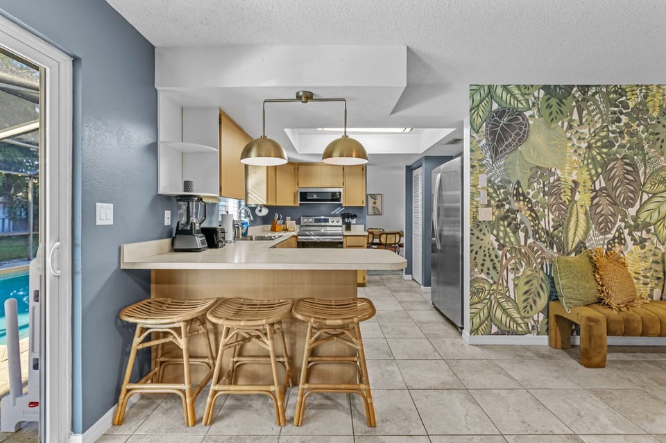 Cook, create, and gather—our fully stocked kitchen has everything you need for memorable meals.