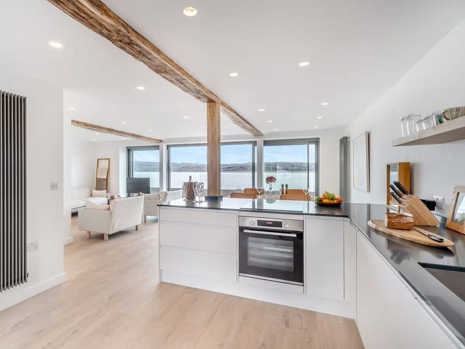Full, private kitchen with all amenities and cooking utensils