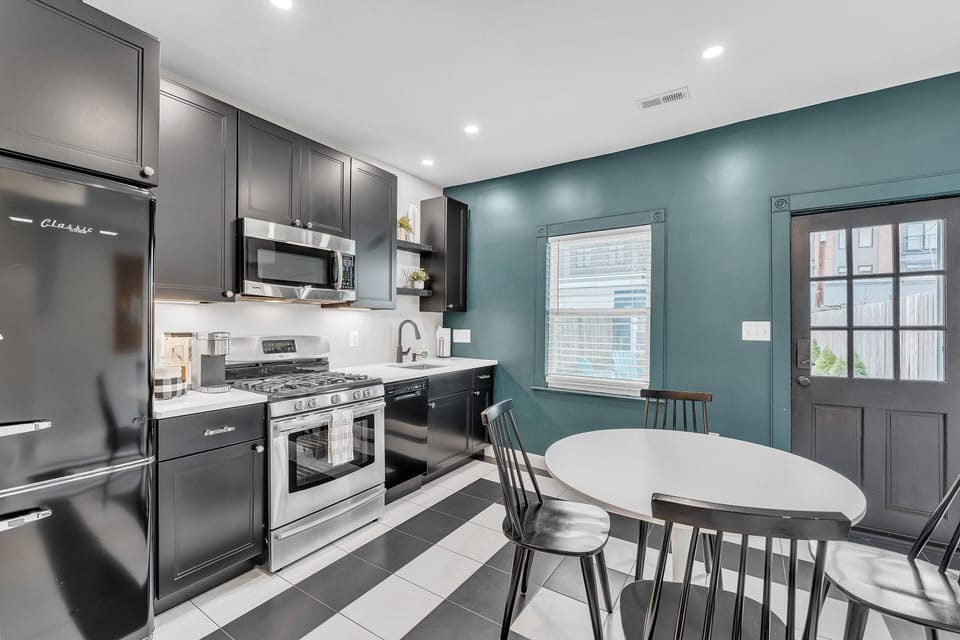Indoors, Kitchen, Refrigerator, Chair, Furniture