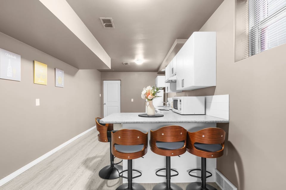 Bright dining area