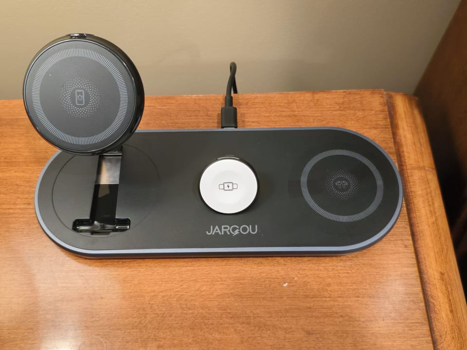Wireless charging at 6 bedside tables, &  charging at 2 other bedside tables