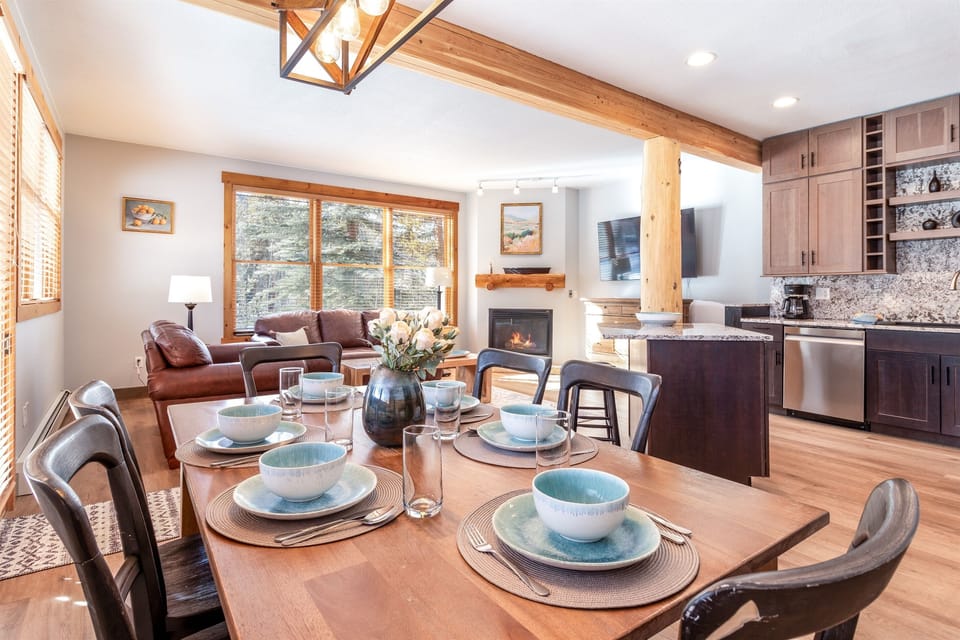 Dining Table and Living Room