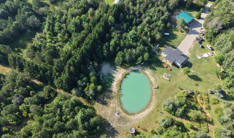 Drone picture of property