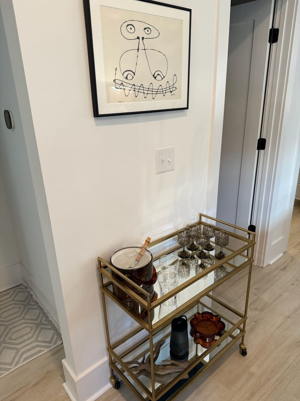 Vintage Bar Cart