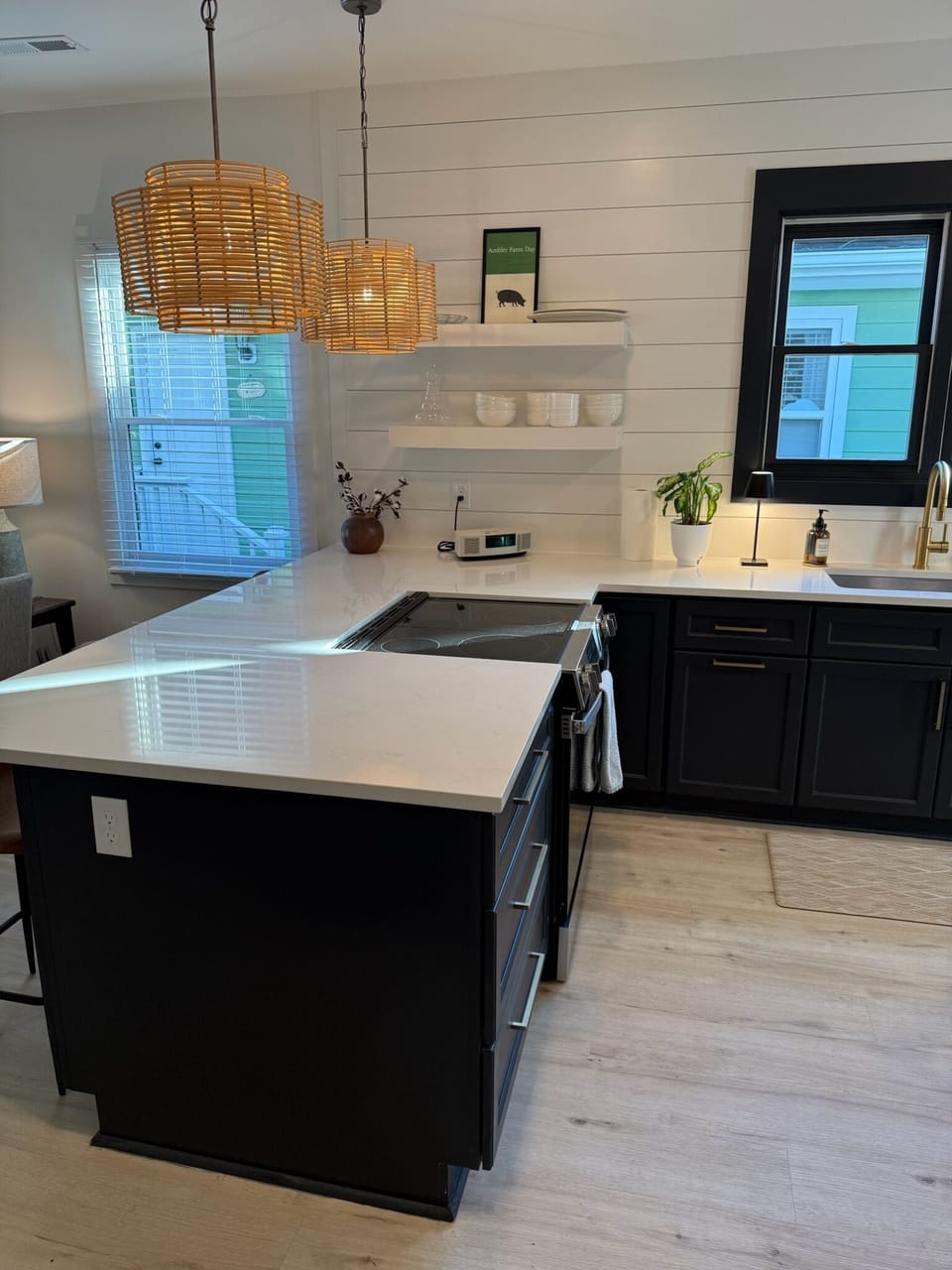 Large Kitchen Peninsula with Seating