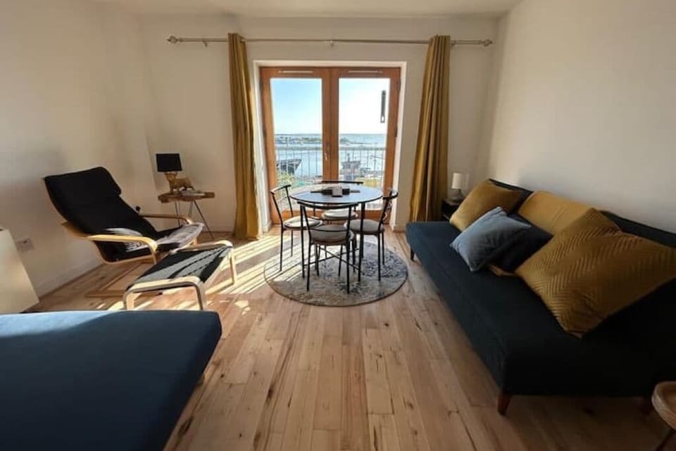 Beautiful view of Wexford Harbour from the view of your sofa