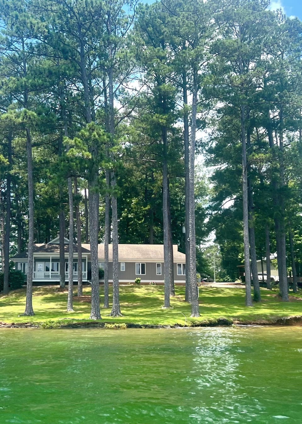 From the water