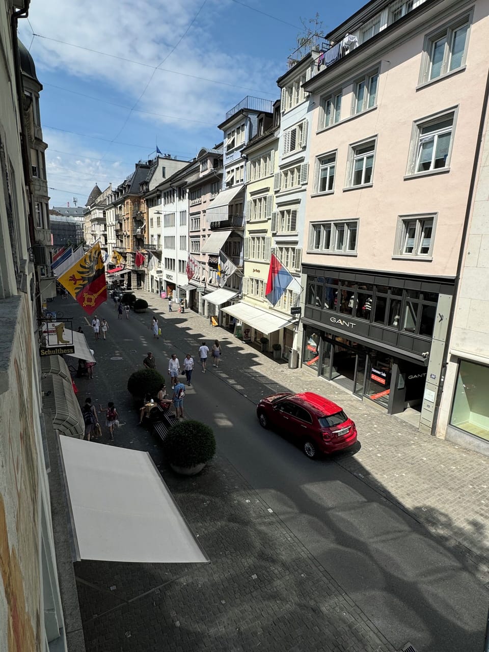 view from apartment