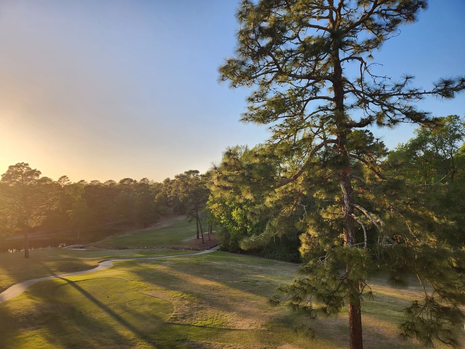 Balcony View at Sunset