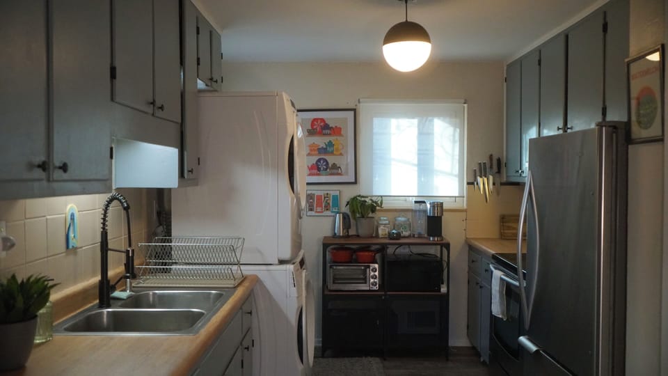 Fully stocked kitchen