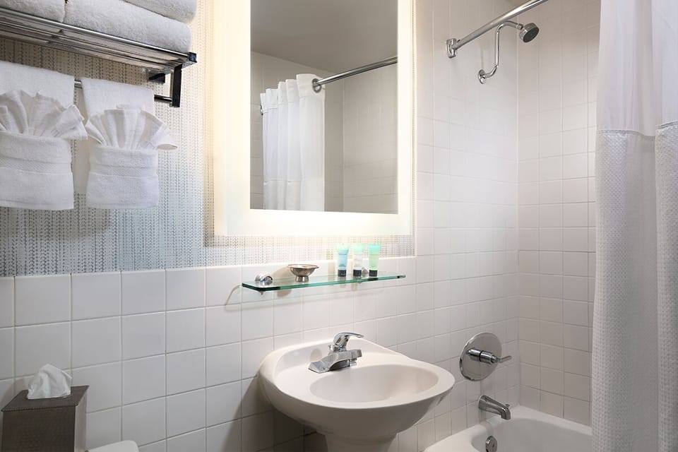 Rinse off and relax with bright, spotless bath comforts.