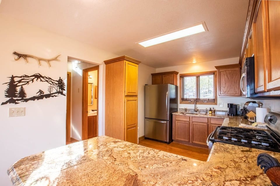 Granite Counters and Stainless Appliances