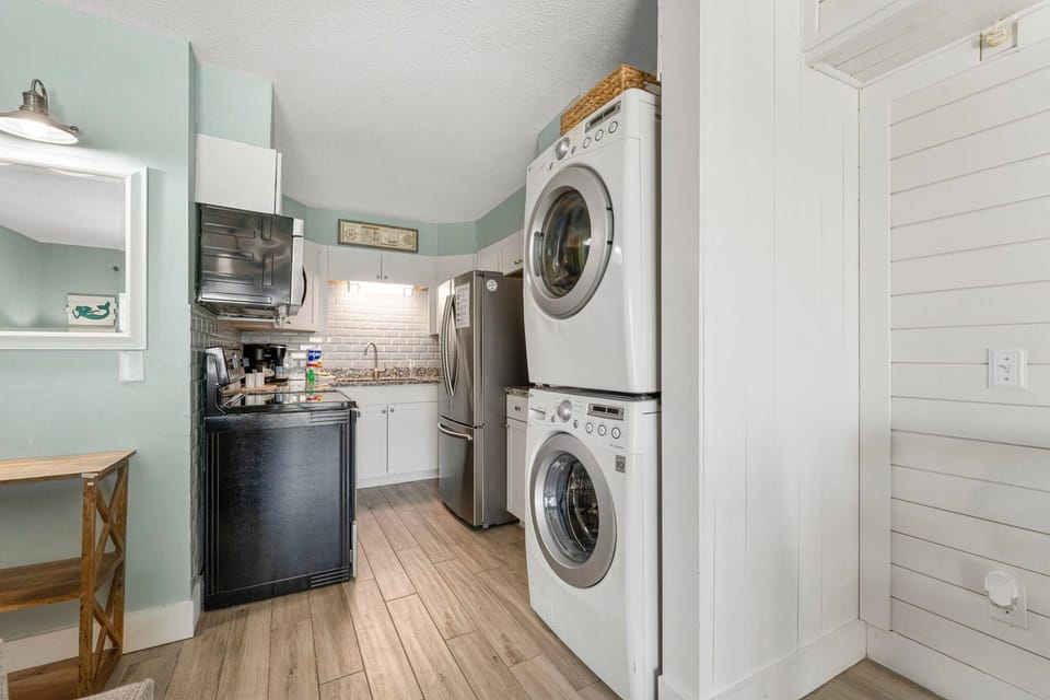 Washer and dryer in unit