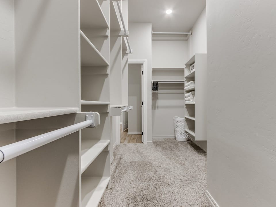 Primary closet