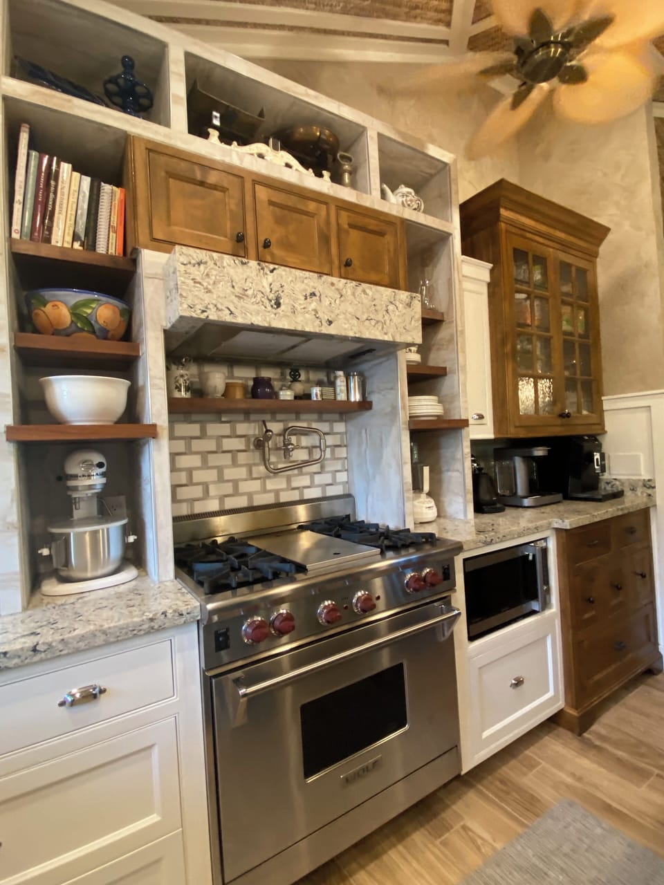 Wolf range and high-end appliances