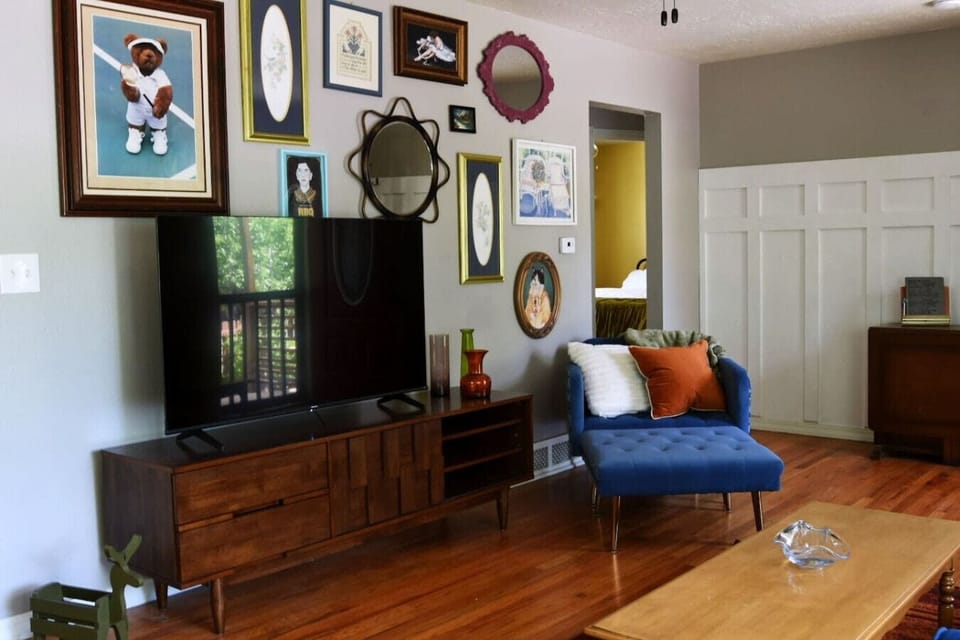 Main living room with smart TV