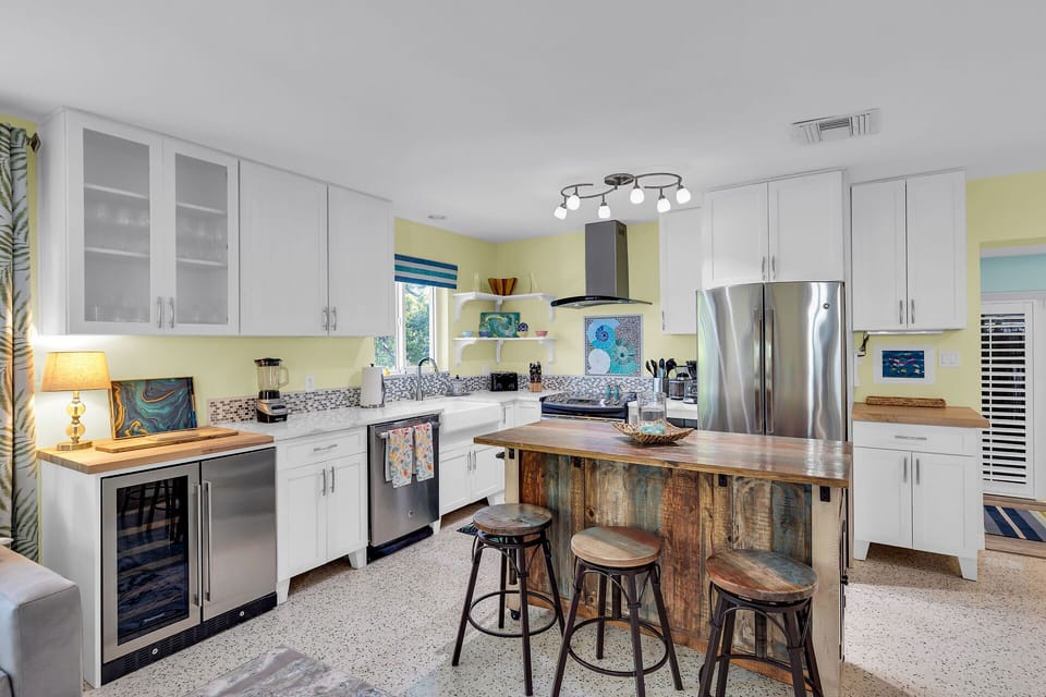 Extra seating at kitchen island