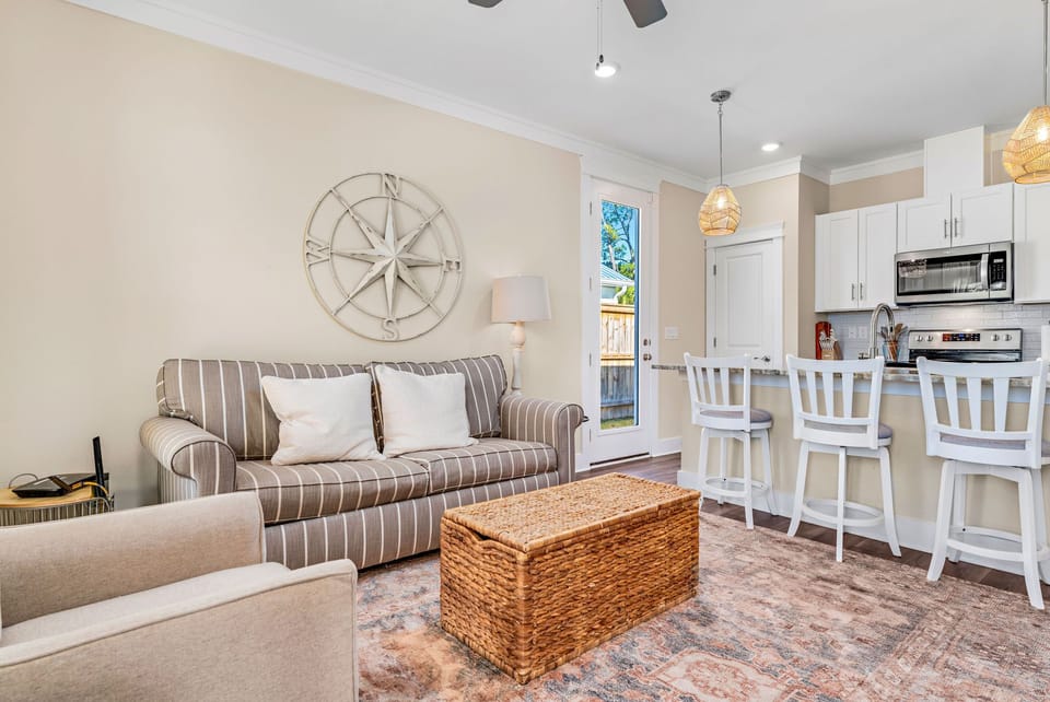 Open living floor plan