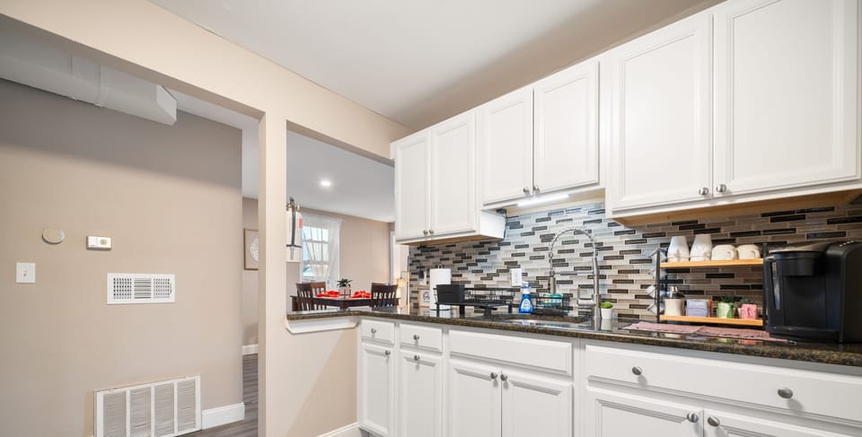 Ample room and coffee station