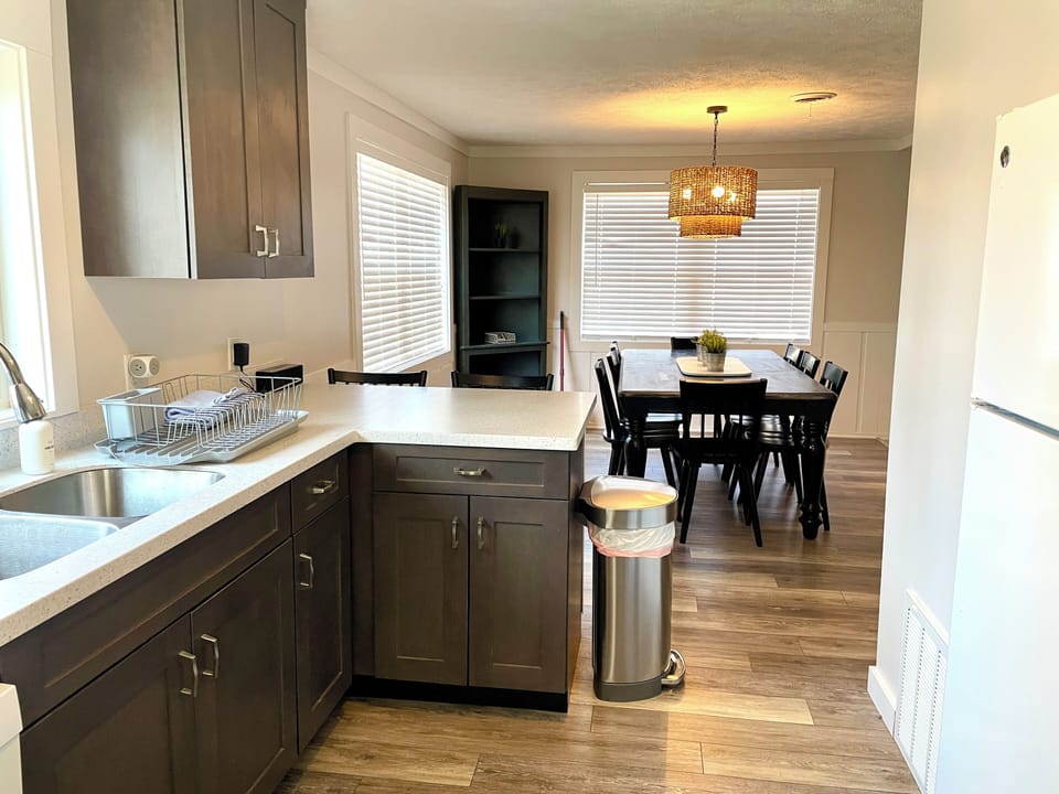 Kitchen and dining room