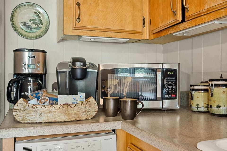 Enjoy our Keurig and a traditional drip coffee maker is perfect for brewing your morning cup of joe.