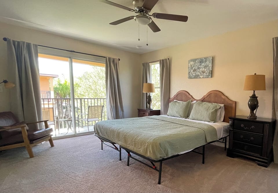 Master Bedroom with Private Balcony