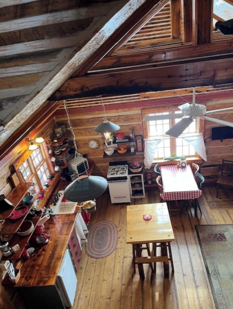 View from the loft….