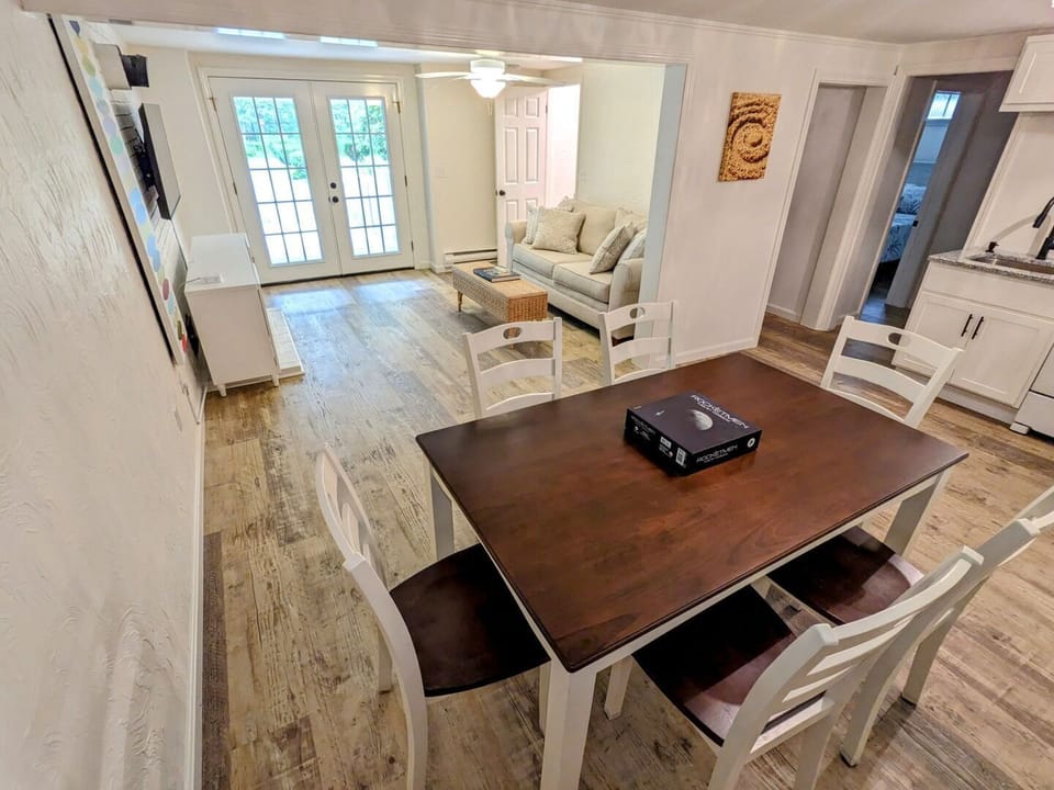 Walkout Lower-Level Suite with Living Area, Queen Sleeper, TV, Kitchen/Dining