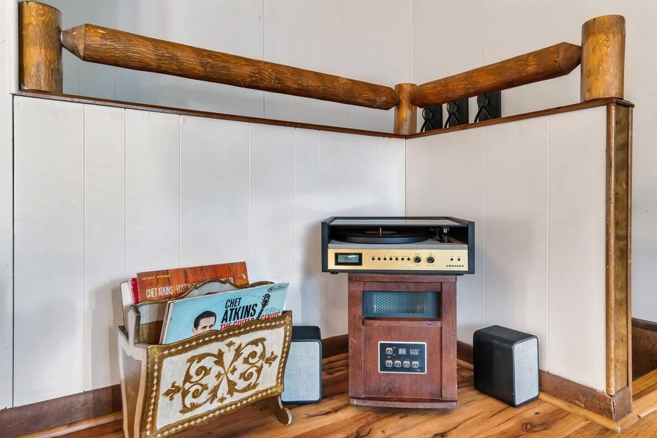 A good record player is the perfect way to start a vacation.