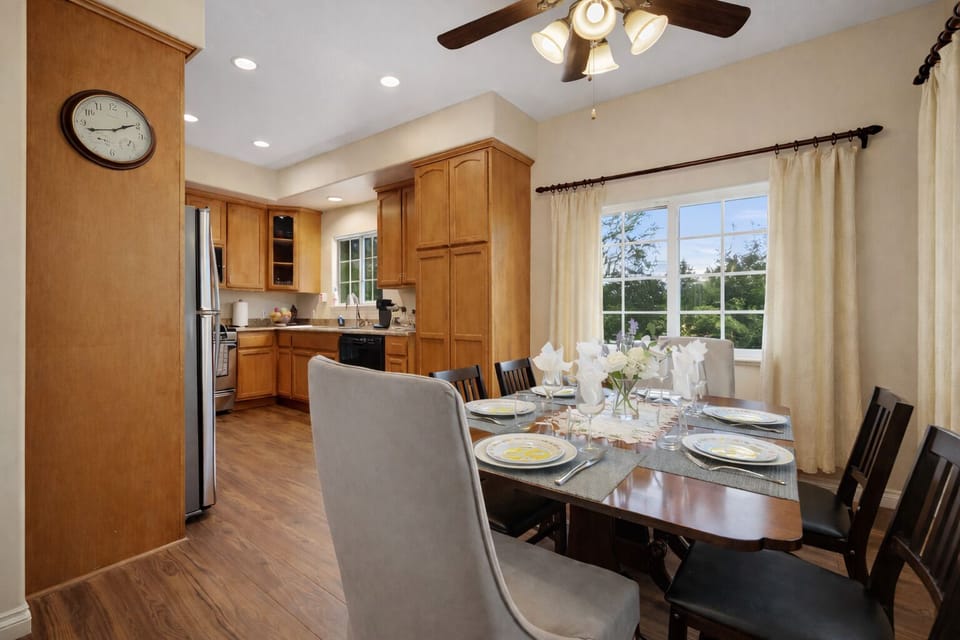 Open dining space connected to the main living area.
